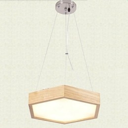 Moderno Contemporaneo Country Mini Stile Altri Legno Bambù Lampada a sospensione