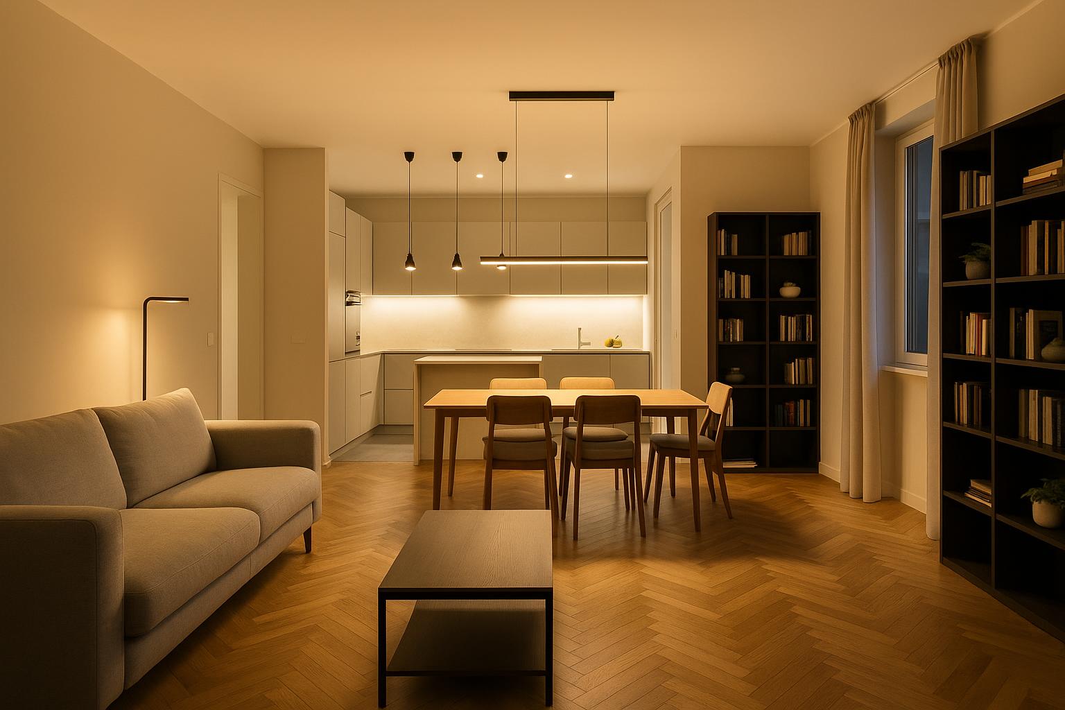 Lampade per appartamento: come illuminare soggiorno, cucina e zona notte con stile